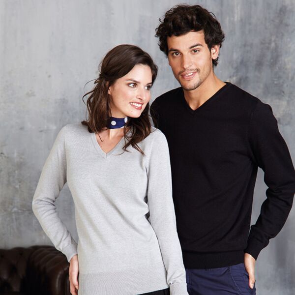 Ladies' V-neck jumper Thumbnail